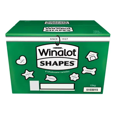 Winalot Shapes Dog Biscuits - Economy Pack: 2 x 15kg