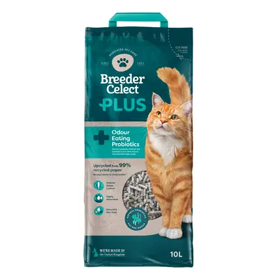 Breeder Celect Plus Probiotic Cat Litter - 10L