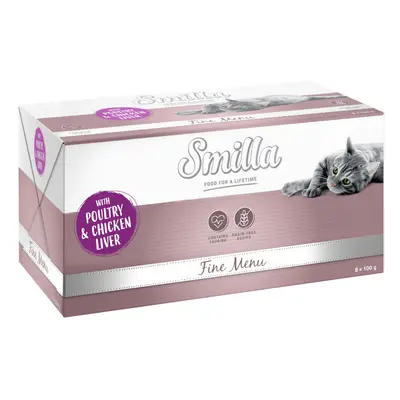 Smilla Fine Menu 8 x 100g - Poultry & Chicken Liver