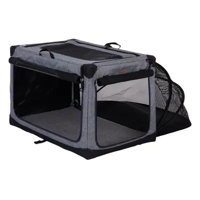 Portable Pet Home - Size L: 91 x 61 x 58 cm (L x W x H) - Grey