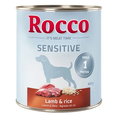 Rocco Sensitive 6 x 800g - Lamb & Rice