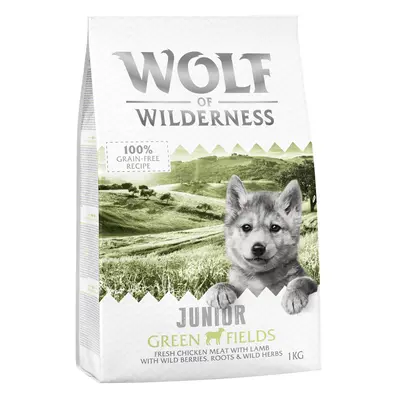 Wolf of Wilderness Junior 'Green Fields' - Lamb - 1kg