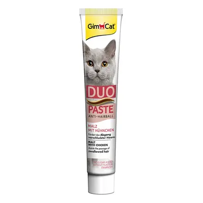 GimCat Anti-Hairball Duo Paste - Malt & Chicken - 3 x 50g