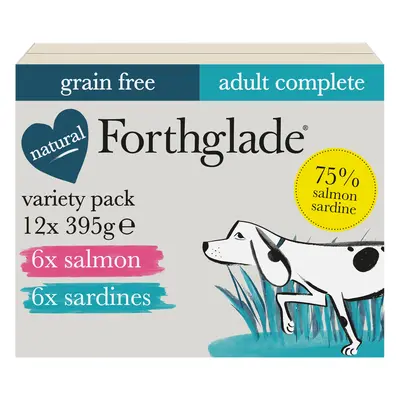 Forthglade Complete Meal Grain-Free Adult Dog - Fish Case - Saver Pack: 36 x 395g