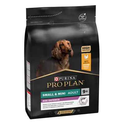 PURINA PRO PLAN Small & Mini Adult 9+ Age Defence - Chicken - Economy Pack: 2 x 3kg