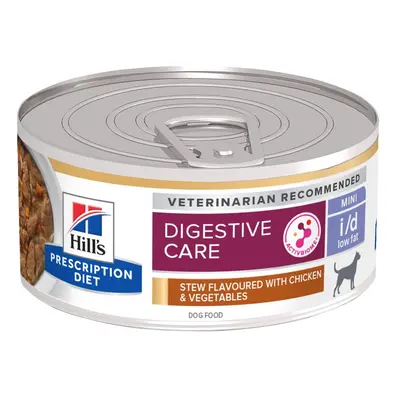 Hill’s Prescription Diet Canine i/d Digestive Care Low Fat Stew - Chicken - Saver Pack: 48 x 156