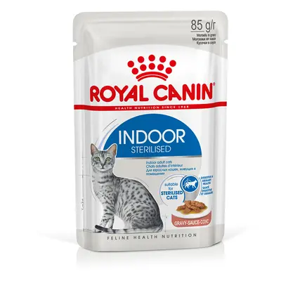 Royal Canin Indoor Sterilised in Gravy - 12 x 85g