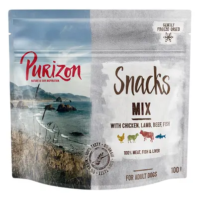 Purizon Dog Snacks - Grain-Free Mix - Saver Pack: 3 x 100g