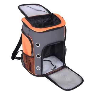 Voyage Rucksack - Grey & Orange - 33 x 26 x 42 cm (L x W x H)