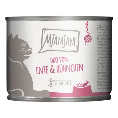 MjAMjAM Duo 6 x 200g - Duck & Chicken