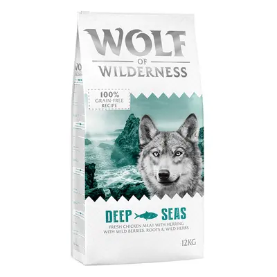 Wolf of Wilderness Adult "Deep Seas" - Herring - Economy Pack: 2 x 12kg