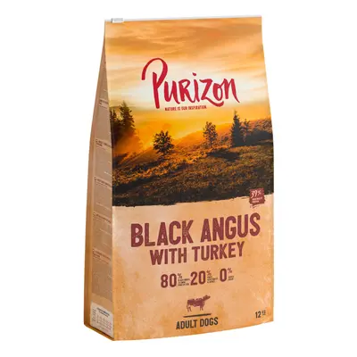 Purizon Grain-Free 80:20:0 Economy Packs 2 x 12kg - Adult Angus Beef with Turkey – Grain-free (2