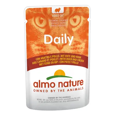 Almo Nature Daily Menu Pouches for Cats 70g - Duck & Chicken (6 x 70g)