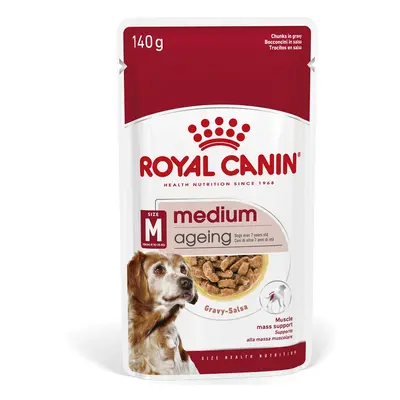 Royal Canin Medium Ageing in Gravy - Saver Pack: 20 x 140g