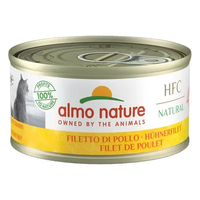 Almo Nature HFC Natural Cans for Cats 6 x 70g - Chicken Fillet