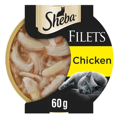 Sheba Fillets in Gravy Trays - Chicken (32 x 60g)