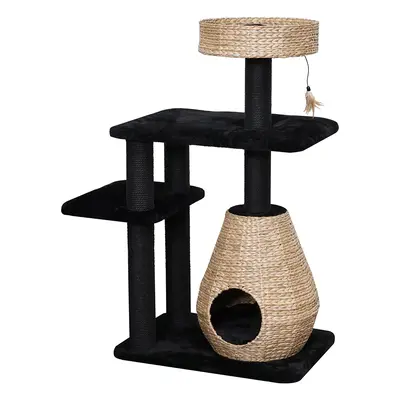 Karlie Scuro II Scratching Post - Black / Natural