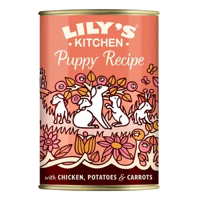 Lily's Kitchen Puppy Recipe with Chicken, Potatoes & Carrots - 6 x 400g