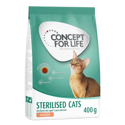 Concept for Life Sterilised Cats - Salmon - 400g