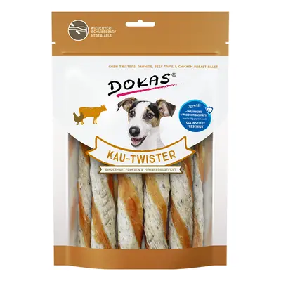 Dokas Chew Twisters - Beef Hide, Tripe & Chicken Breast (200g)