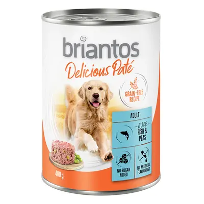 Briantos Delicious Paté Saver Pack 24 x 400g - Fish & Peas