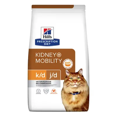 Hill's Prescription Diet Feline Economy Packs - k/d+Mobility Kidney+Joint Care - Chicken (2 x 3k