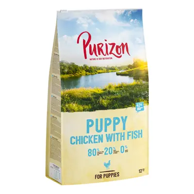 Purizon Puppy Chicken with Fish – Grain-free - Economy Pack: 2 x 12kg