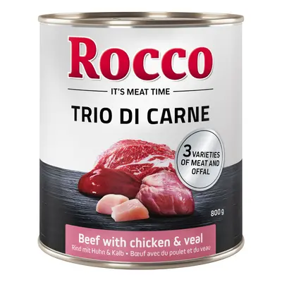 Rocco Classic Trio di Carne 6 x 800g - Beef with Chicken & Veal