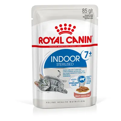 Royal Canin Indoor Sterilised 7+ in Gravy - 12 x 85g