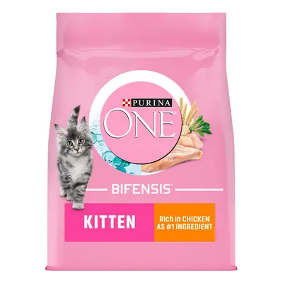 PURINA ONE Junior / Kitten Chicken & Whole Grains Dry Cat Food - Economy Pack: 4 x 750g