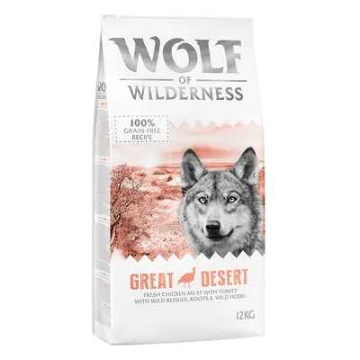 Wolf of Wilderness Adult "Great Desert" - Turkey - Grain-free - Economy Pack 2 x 12kg