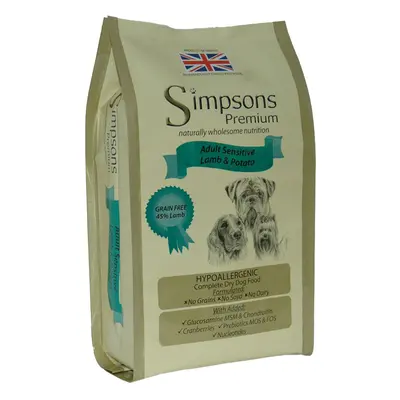 Simpsons Premium Sensitive Adult Dog - Lamb & Potato - Economy Pack: 2 x 12kg