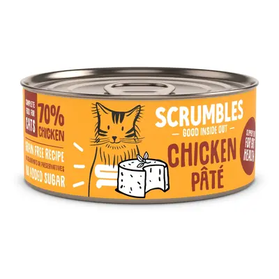 Scrumbles Chicken Wet Cat Food - Saver Pack: Pate (36 x 80g)