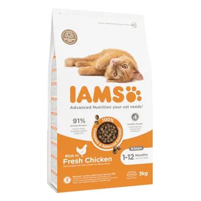 IAMS Advanced Nutrition Kitten with Fresh Chicken - 3kg