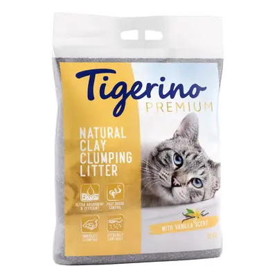 Tigerino Premium Cat Litter – Vanilla Scent - Economy Pack: 2 x 12kg