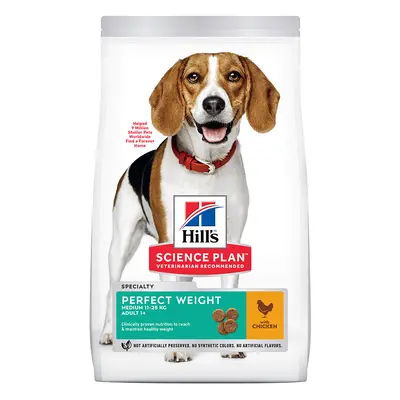 Hill's Science Plan Adult 1-6 Perfect Weight Medium with Chicken - 12kg