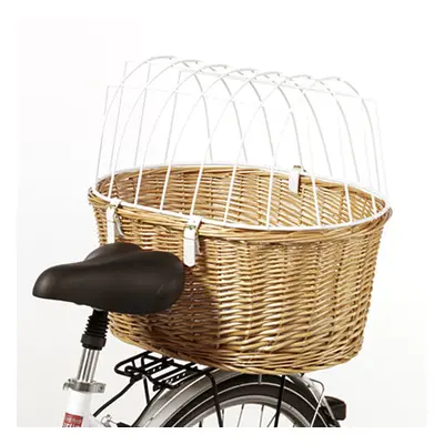 Aumüller Bicycle Basket with Protective Wire - 53 x 35 x 43 cm (L x W x H)