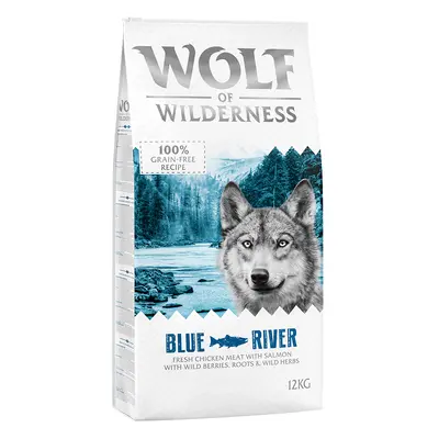 Wolf of Wilderness Adult "Blue River" - Salmon - Grain-free - Economy Pack: 2 x 12kg