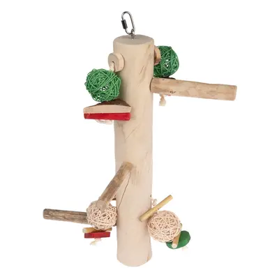 TIAKI XL Java Wood Perch Station Swing - 51 x 25 x 19cm (L x W x H)