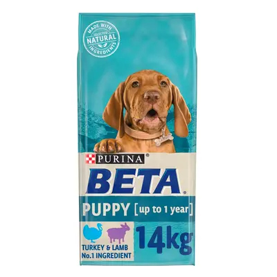 BETA Dog Food Economy Packs 2 x 14kg - Puppy Turkey & Lamb