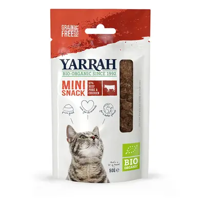 Yarrah Organic Mini Snacks for Cats - 3 x 50g