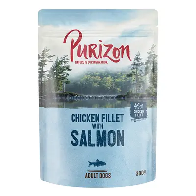 Purizon Adult Pouches Saver Pack 24 x 300g - Salmon with Spinach & Coconut