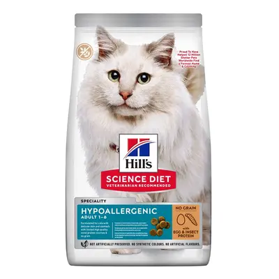 Hill's Science Plan Adult Hypoallergenic No Grain with Egg & Insect Protein - 1.5kg