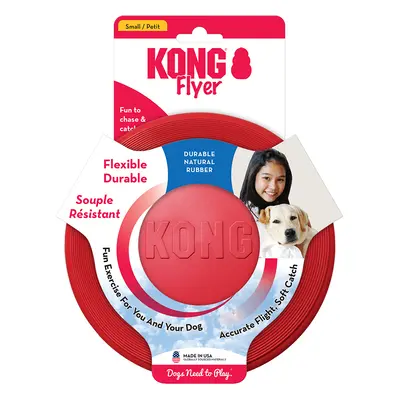 KONG Flyer Dog Frisbee - Small: 17.78cm (Diameter)