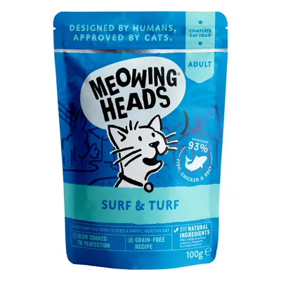 Meowing Heads Surf & Turf - Saver Pack: 20 x 100g