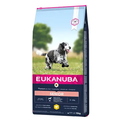 Eukanuba Caring Senior Medium Breed - Chicken - Economy Pack: 2 x 15kg