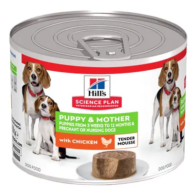 Hill's Science Plan Puppy & Mother Tender Mousse - Saver Pack: Chicken (24 x 200g)