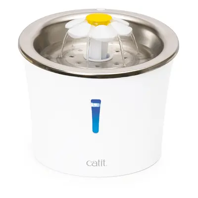 Catit Flower Drinking Fountain Stainless Steel - Drinking Fountain (3 Litres)