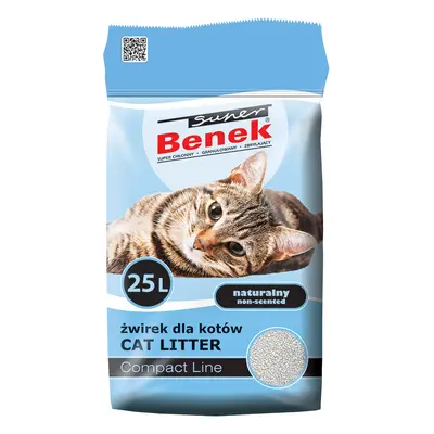 Super Benek Compact Cat Litter - 25 litres (approx. 20kg)