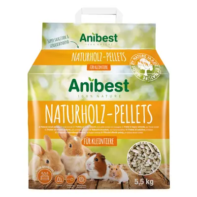 Anibest Natural Wood Pellets - 10 Litres (5.5kg)